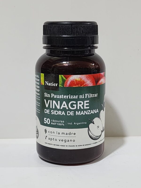 Vinagre de Sidra de Manzana NATIER 50 caps