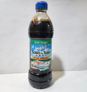 Salsa de Soja Light SIN sal agregada Gell Singh 500cc